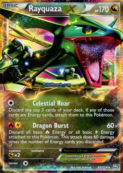Rayquaza EX - Dragões Enaltecidos